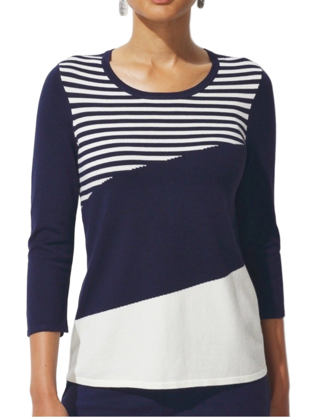 09. NWT WOMENS CHICO’S 4/XXL DETAIL TOP